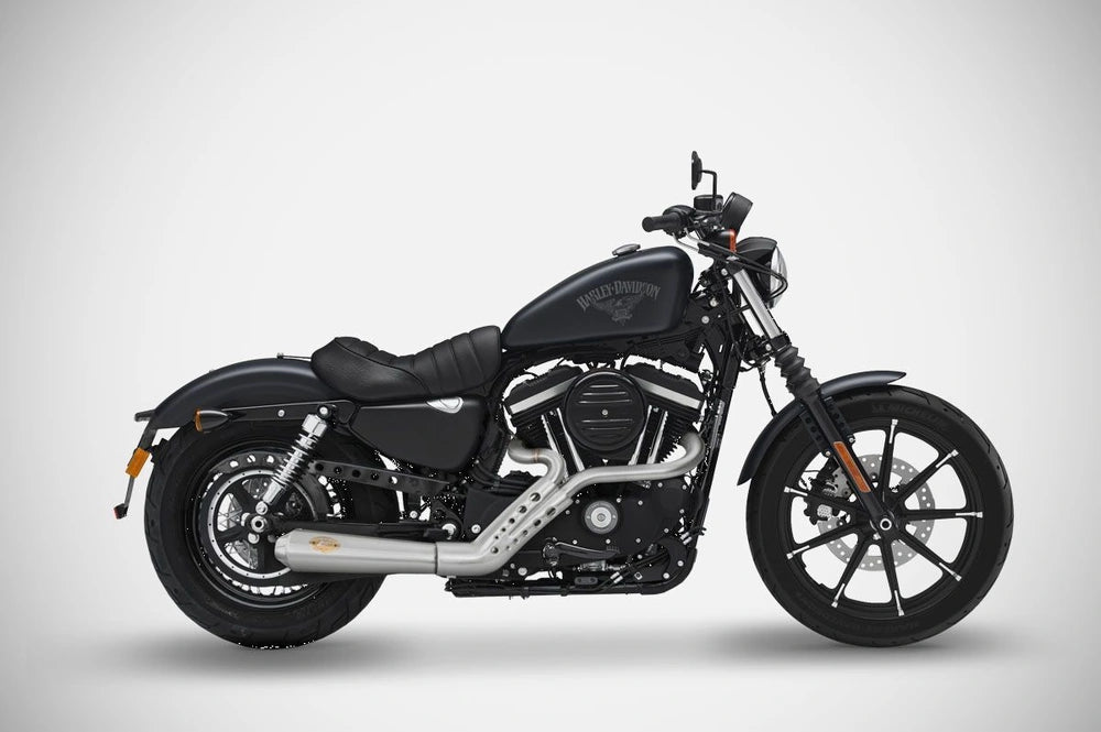 Harley-Davidson Sportster 883/1200 (14-16) Conical 2-i-1 komplet udstødning, satin – Zard – produktbillede 2