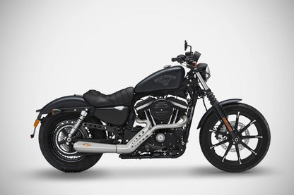 Harley-Davidson Sportster 883/1200 (14-16) Conical 2-i-1 komplet udstødning, satin – Zard – produktbillede 2