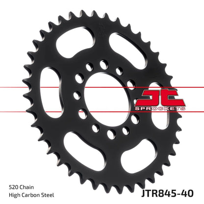 Bagtandhjul 40T, 520 – stål, JTR845.40 – JT Sprockets