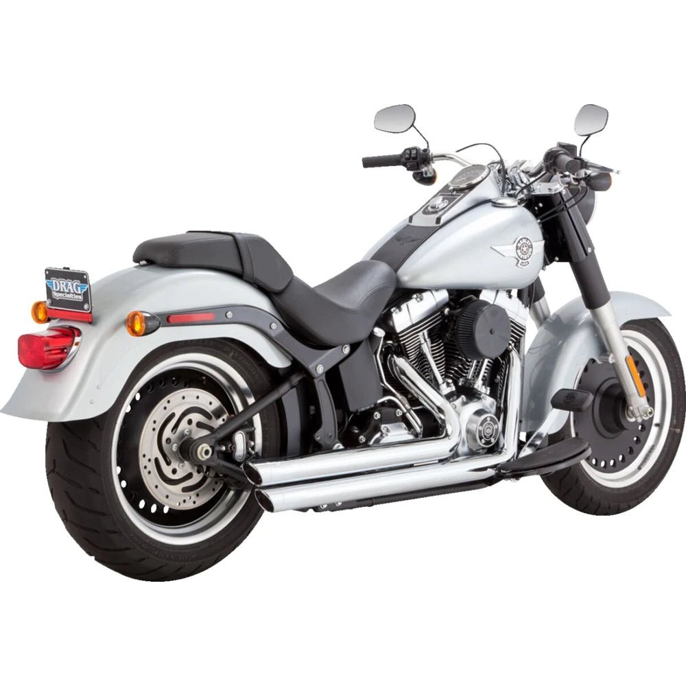 Harley-Davidson Softail (86-11) Big Shots Staggered komplet udstødning, krom – Vance & Hines