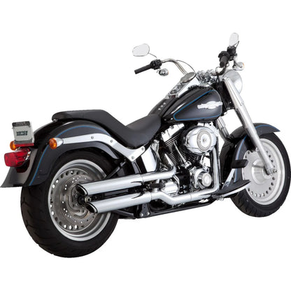 Harley-Davidson Softail (07-09) Twin Slash 3" slip-on, krom – Vance & Hines