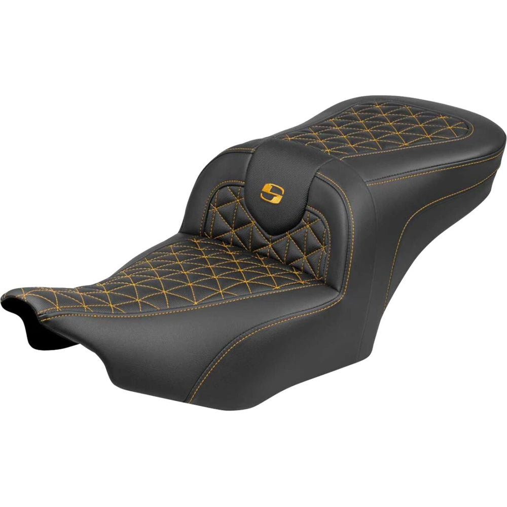 Harley-Davidson Touring (23-26) Roadsofa 2-up sæde Gripper guld syning – Saddlemen