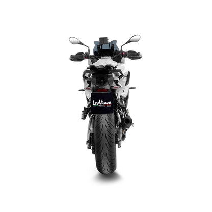 BMW S1000XR (21-23) LeoVince LV-10 slip-on – rustfri – ekstra produktvisning af lyddæmper, finish og detaljer 3
