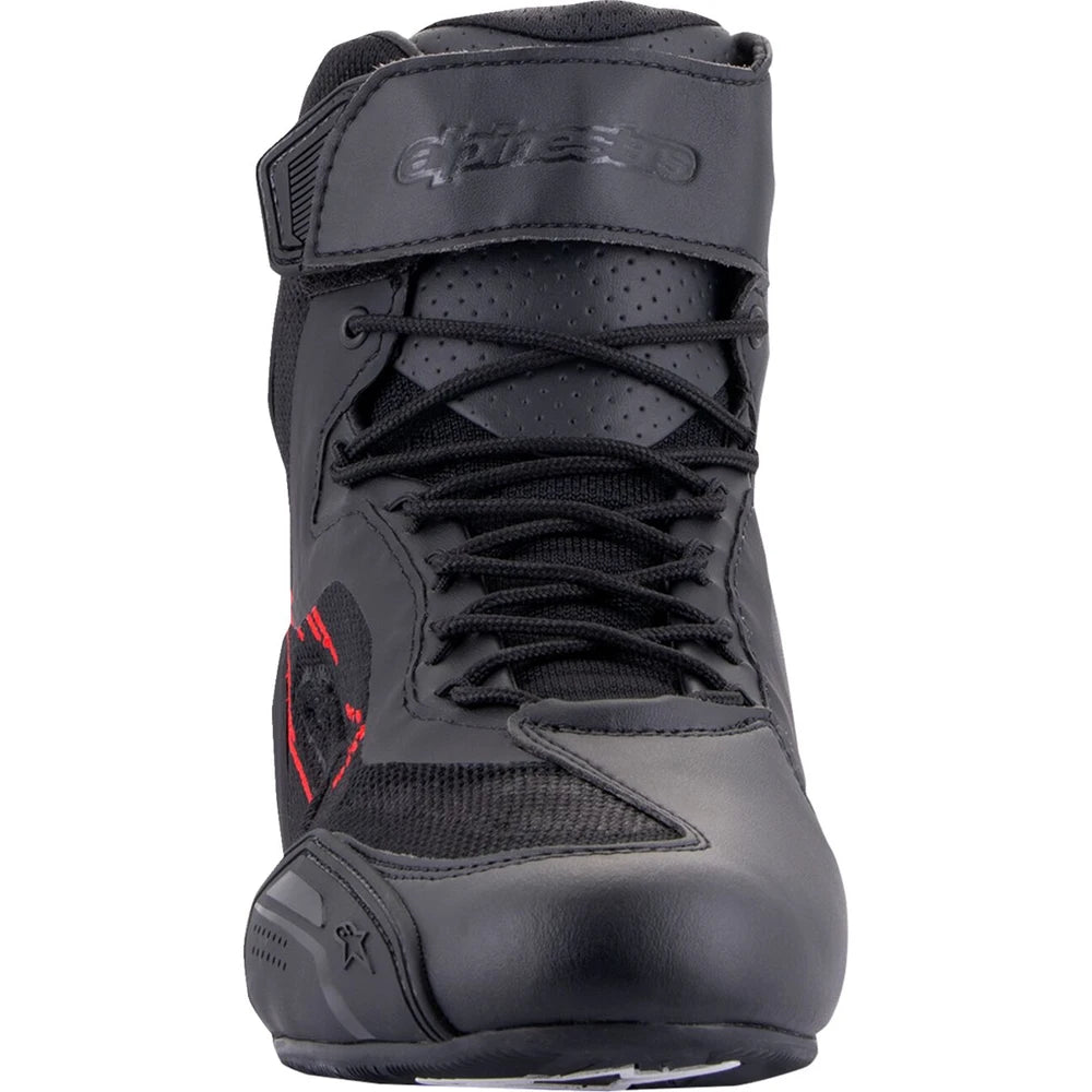 MC sko Faster-3 Rideknit®, herre – Sort/Mørkegrå/Rød, str. EU 43 / US 10 fra Alpinestars – produktdetalje 5