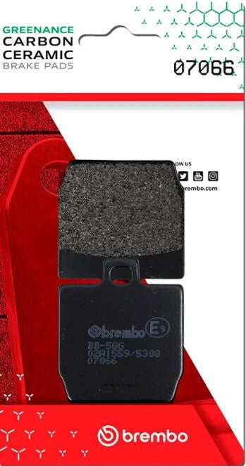 Detaljebillede 3 af Yamaha YQ 50 R Aerox 99-12 bremseklodser – Brembo Genuine CC 07066
