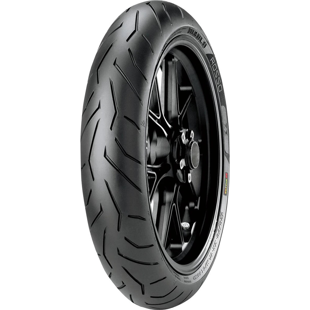 Pirelli Diablo Rosso II 100/80 R17 52H TL – fordæk – originalt Pirelli fordæk med skarpt greb, hurtig styring og masser af køreglæde. Køb hos Mo2parts.