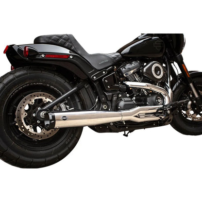 Harley-Davidson modeller (18-24) SuperStreet 2:1 Exhaust System, krom, Straight-Cut end cap – S&S Cycle