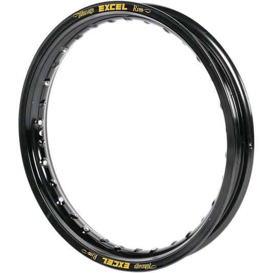 Excel Takasago MX/Enduro fælg 16x1.85, bag, 32H til Honda 1996–2007 – sort – Excel hjuldel til MX, Enduro eller Supermoto