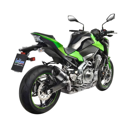 Kawasaki Z900 (22-24) m.fl. LeoVince LV Pro slip-on – rustfri – godkendt – titanium-look – 14171E – ekstra produktvisning af lyddæmper, finish og detaljer 3