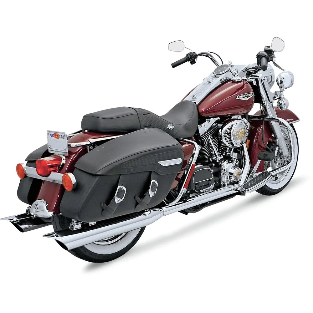 Harley-Davidson Touring (95-08) True Dual Crossover forrør, krom – Bassani