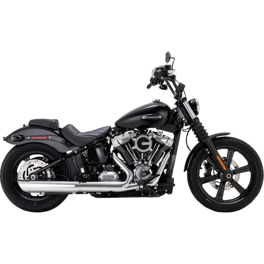Harley-Davidson Touring / Softail (25-25) Twin Slash slip-on, krom – Vance & Hines