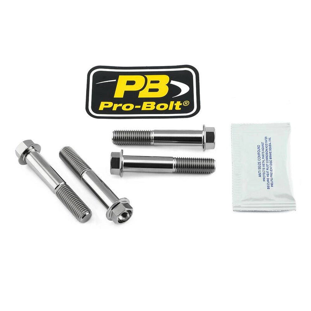 Bremsekaliberboltsæt, 4 stk. – Grade 5 titanium, TIFBMON300 – Pro-Bolt