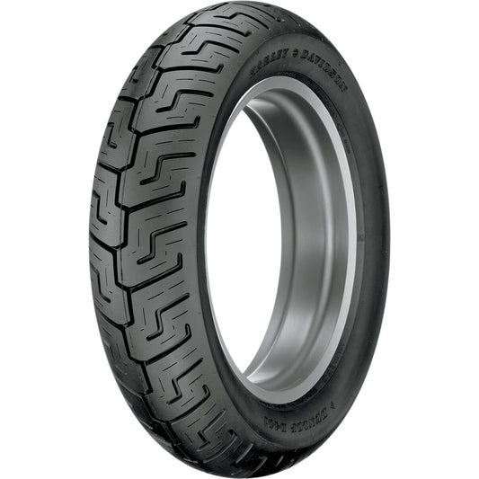 Dunlop D401 150/80B16 77H TL – bagdæk – originalt Dunlop bagdæk med Harley cruiser-stabilitet og jævnt slid. Køb hos Mo2parts.