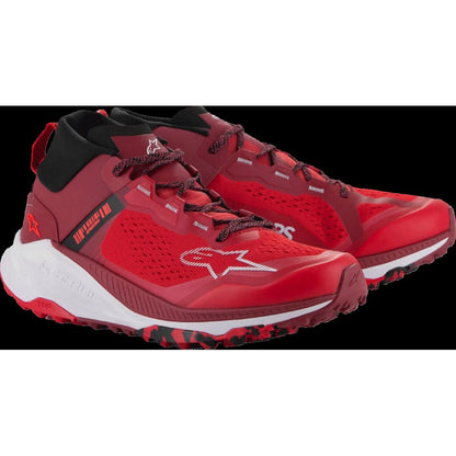 MC sko Meta XR V2, herre – Bright Red/Dark Red/Hvid, str. EU 43 / US 10 fra Alpinestars – primært produktbillede