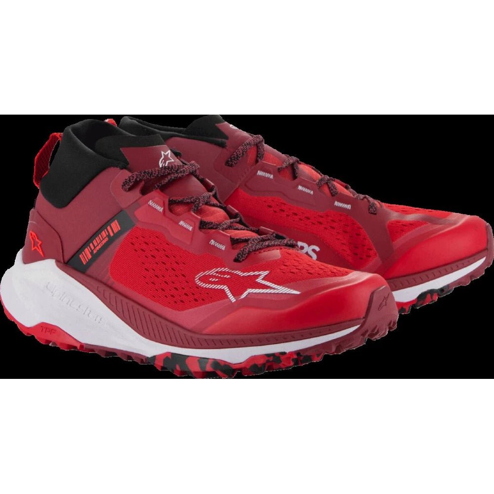 MC sko Meta XR V2, herre – Bright Red/Dark Red/Hvid, str. EU 44 / US 11 fra Alpinestars – primært produktbillede