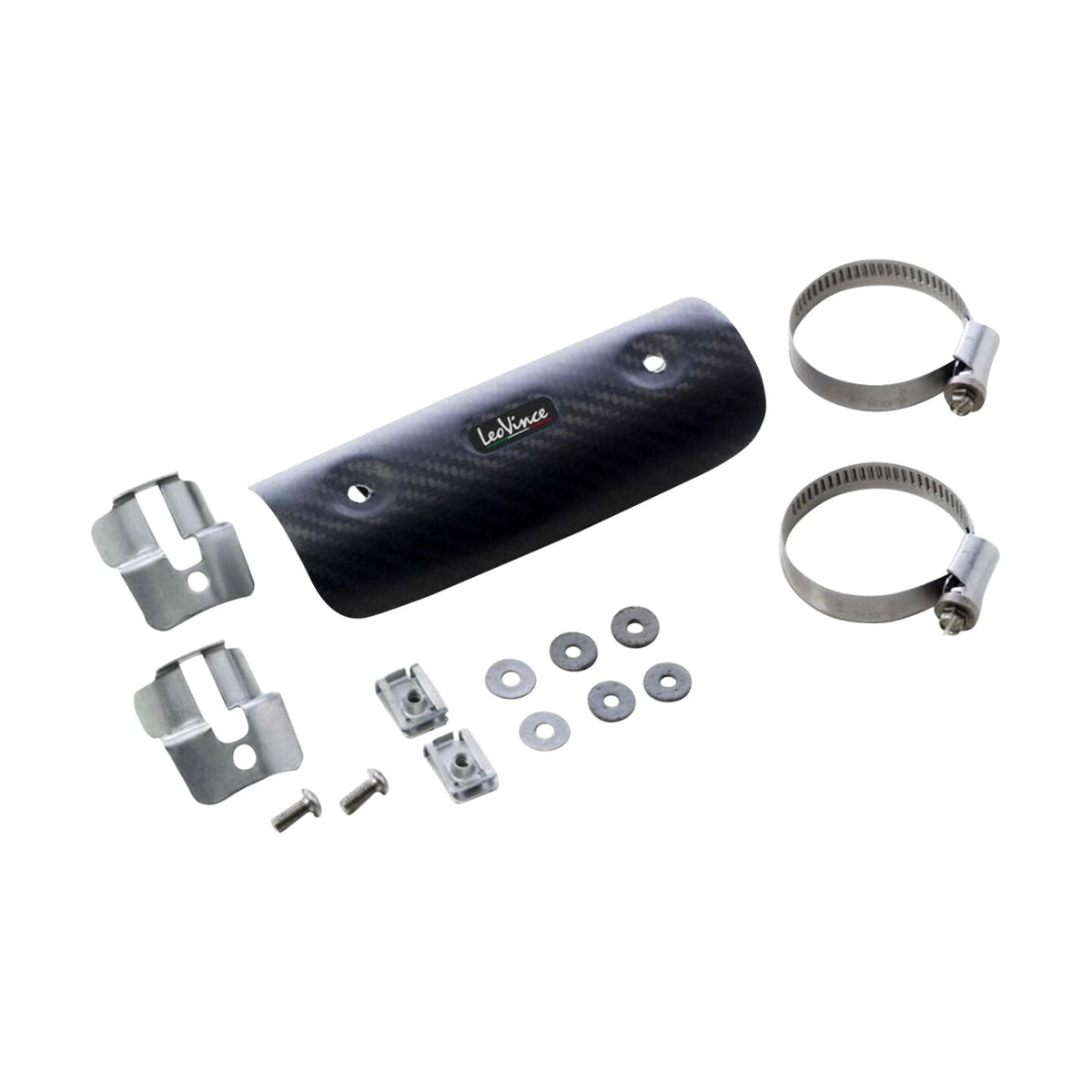 LeoVince universal varmeskjold – carbon – stor