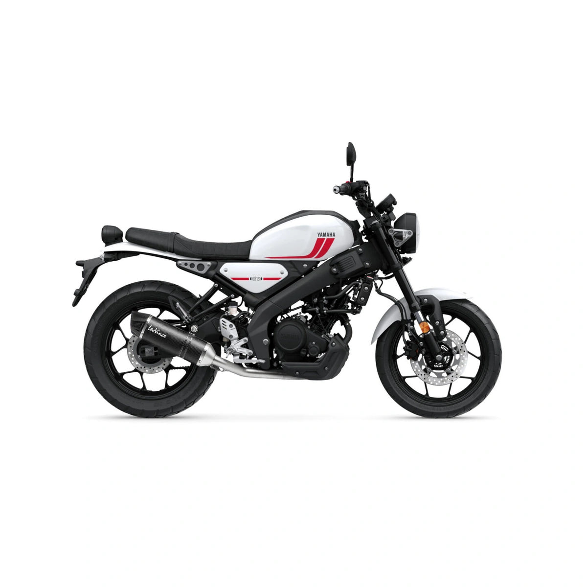 Yamaha XSR125 (25-26) m.fl. LeoVince LV One EVO komplet udstødning – rustfri – mat sort – ekstra produktvisning af udstødningssystem, design og detaljer 3