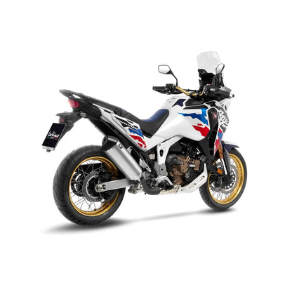 Honda CRF1100L Africa Twin (24-26) m.fl. LeoVince LV-14 slip-on – titanium – ekstra produktvisning af lyddæmper, finish og detaljer 3