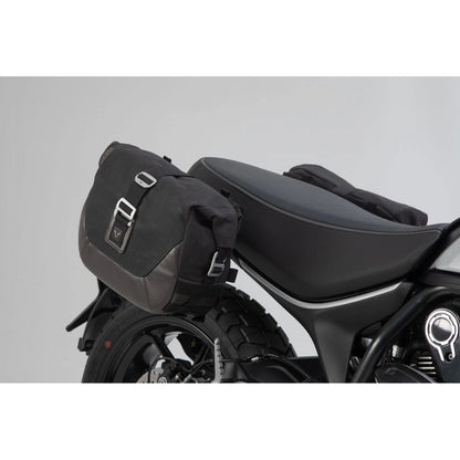 Ducati Scrambler 803 ABS (17-22) Legend Gear LC1 & LC 2 Side Bag System Brown Edition – SW-Motech – produktbillede 4