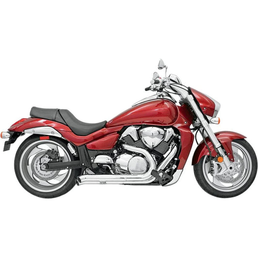 Suzuki M109R Boulevard (06-09) Pro Street Over and Under Turn Out komplet udstødning, krom – Bassani
