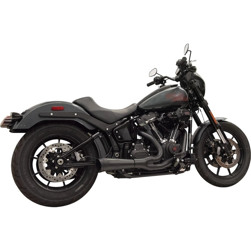 Harley-Davidson Softail (18-25) 2-i-1 The Ripper komplet udstødning, sort – 1S75RBE – Bassani – ekstra produktvisning 2 med fokus på design og detaljer