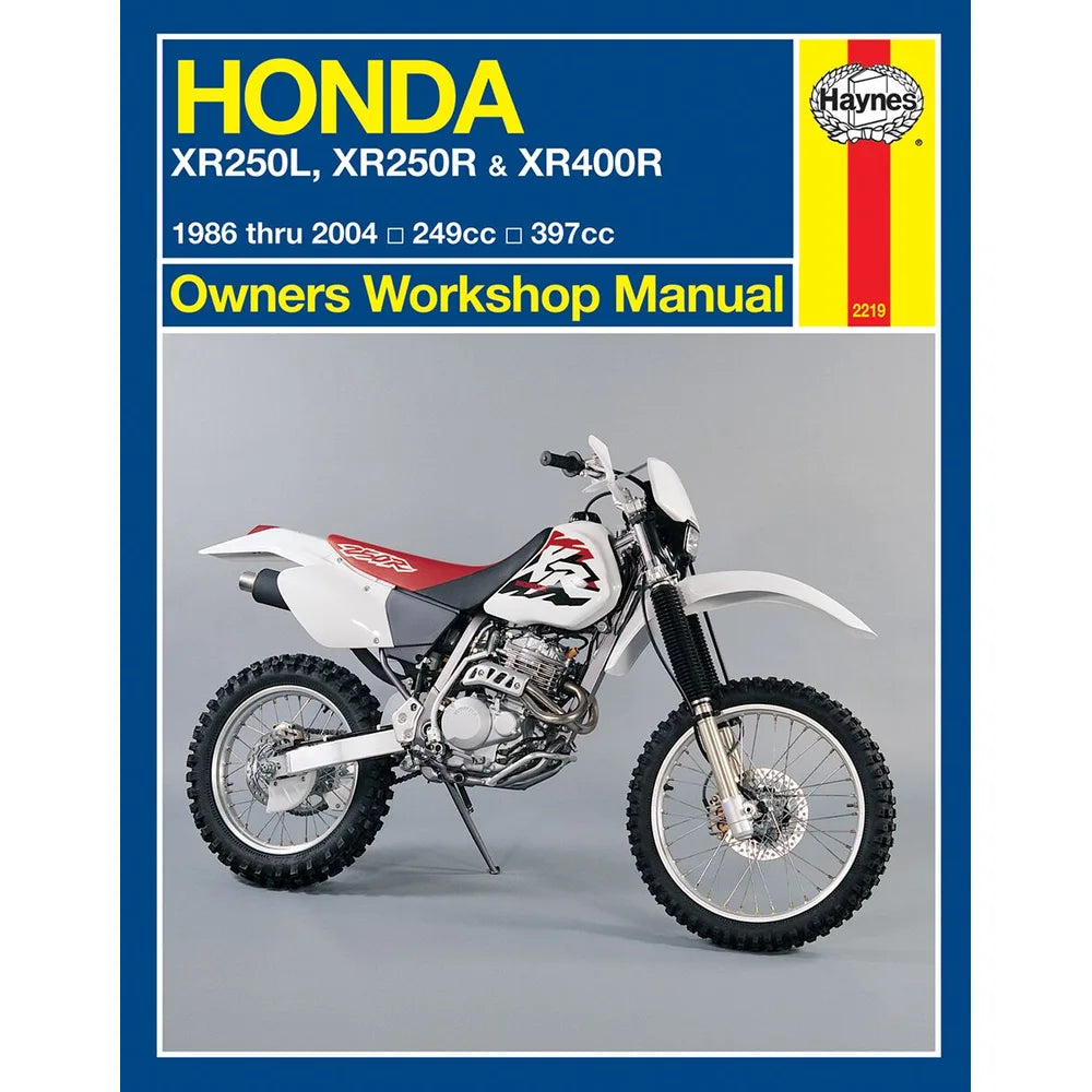 Honda XR250R/L & XR400R (1986–2004) værkstedshåndbog – Haynes – Haynes værkstedsmanual til service og reparation
