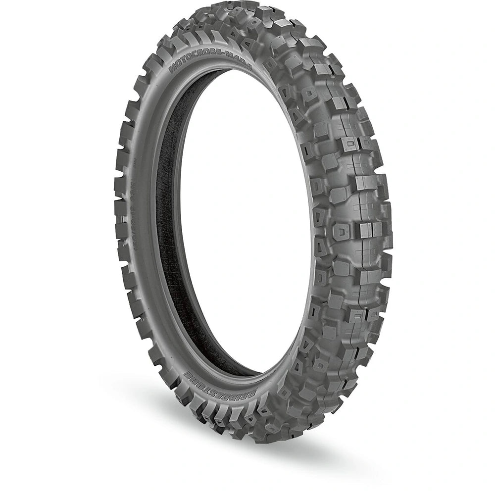 Bridgestone M404 70/100-10 38M TT – bagdæk – originalt Bridgestone bagdæk med stærkt trækgreb ud af sving. Køb hos Mo2parts.