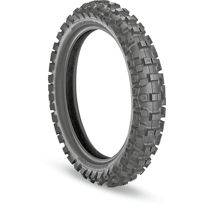 Bridgestone M404 90/100-14 52M TT – bagdæk – originalt Bridgestone bagdæk med stærkt trækgreb ud af sving. Køb hos Mo2parts.