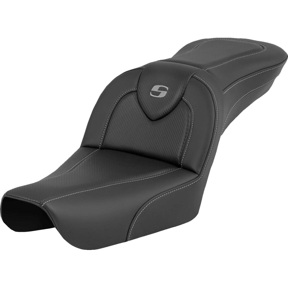 Harley-Davidson Dyna (04-05) Roadsofa 2-up sæde Carbon Fiber – Saddlemen