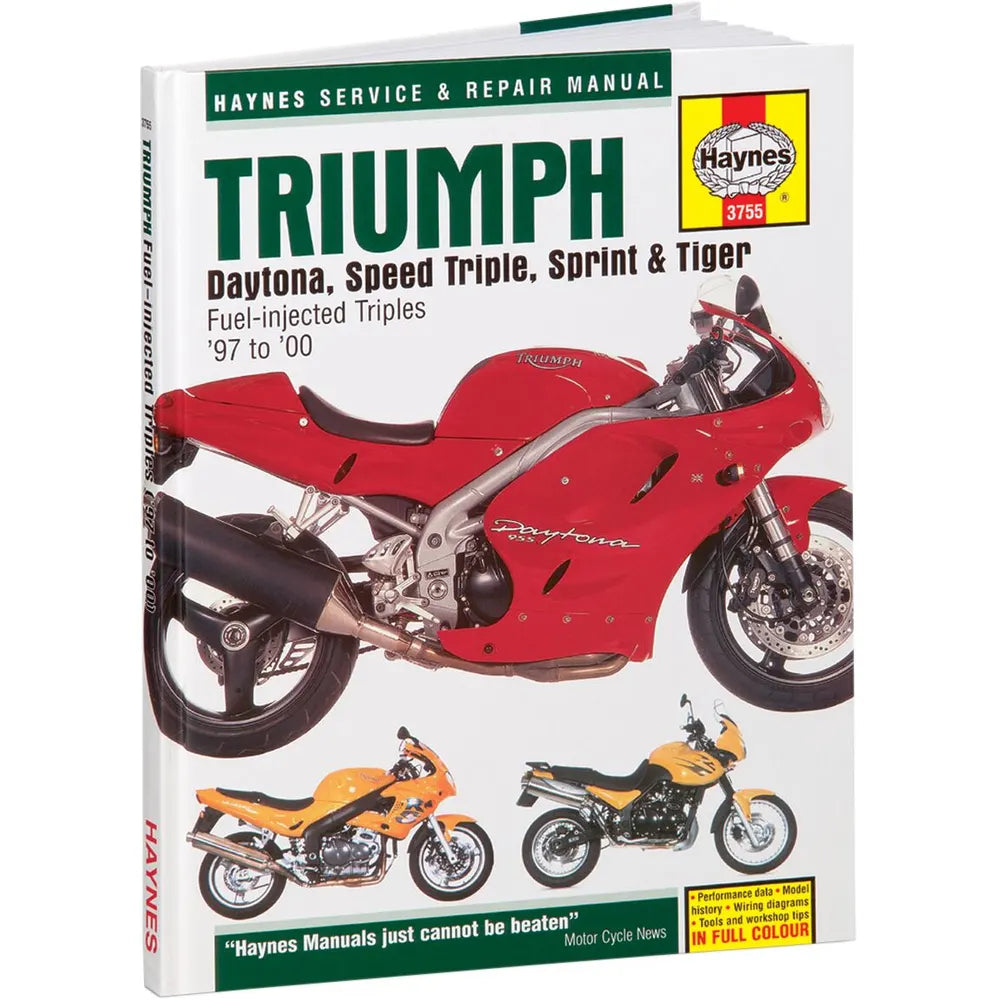 Triumph 3- og 4-cylindrede modeller (1997–2005) værkstedshåndbog – Haynes – Haynes værkstedsmanual til service og reparation