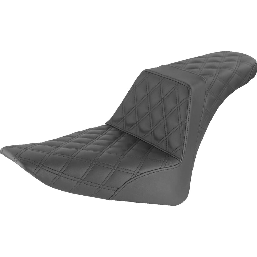 Harley-Davidson Softail (11-17) Step-Up 2-up sæde Full Lattice Stitch – Saddlemen