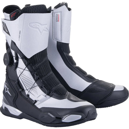 MC støvler SP-X BOA, herre – Sort/Sølv, str. EU 45 / US 10.5 fra Alpinestars – primært produktbillede
