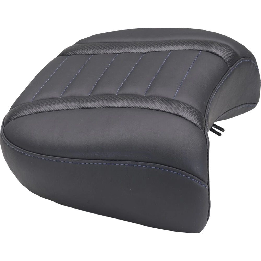 Harley-Davidson Touring (23-26) Touring Wide passagersæde, blå syning – Mustang – Mustang varenr. 88420SB