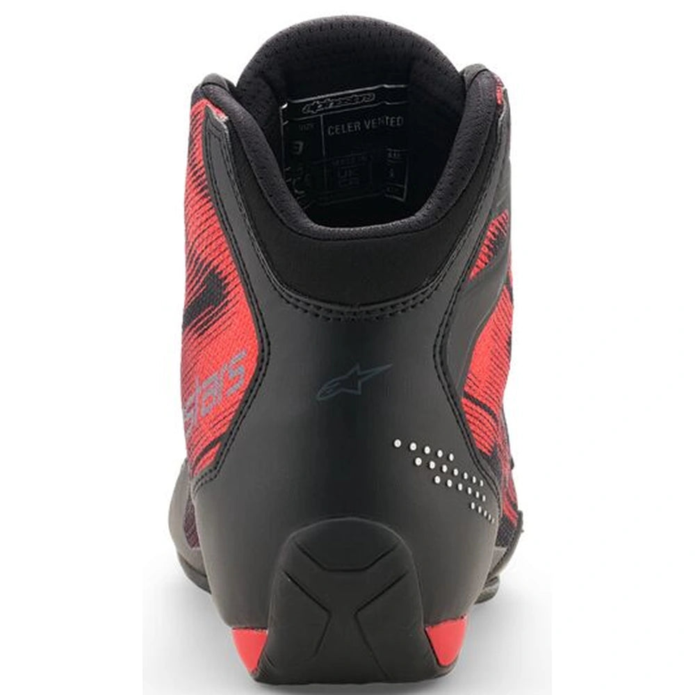 MC sko Celer Vented, herre – Sort/Rød, str. US 10 fra Alpinestars – produktdetalje 4