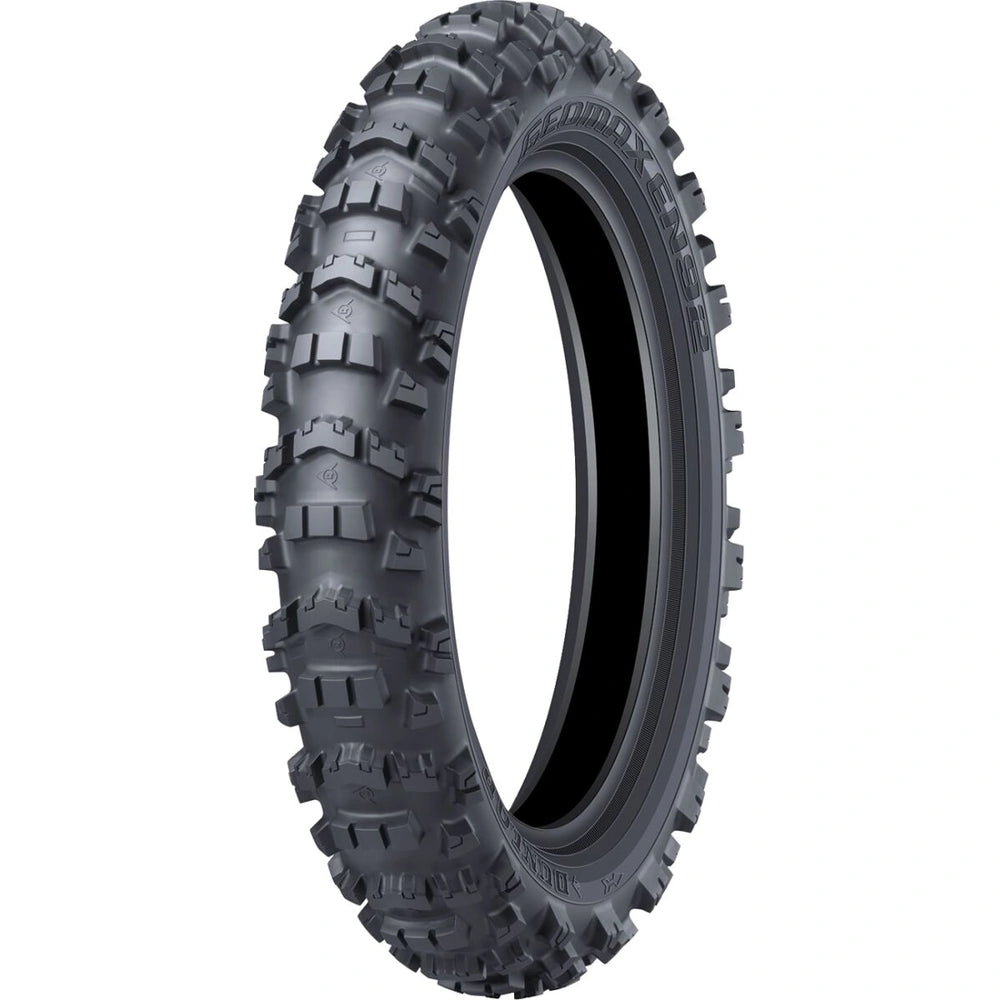 Dunlop Geomax EN92 120/90-18 65R TT Medium – bagdæk – originalt Dunlop bagdæk med stærkt endurogreb på varieret terræn. Køb hos Mo2parts.
