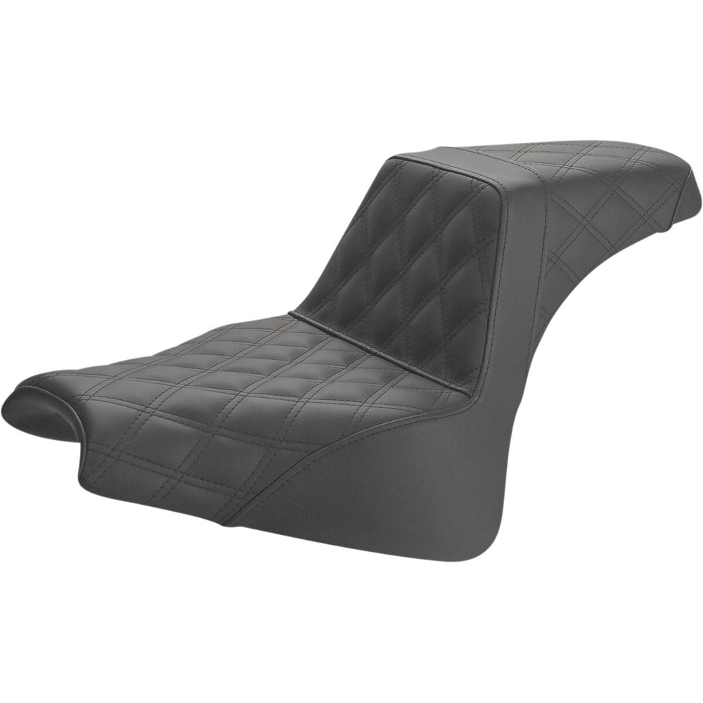 Harley-Davidson Softail (18-23) Step-Up 2-up sæde Full Lattice Stitch – Saddlemen