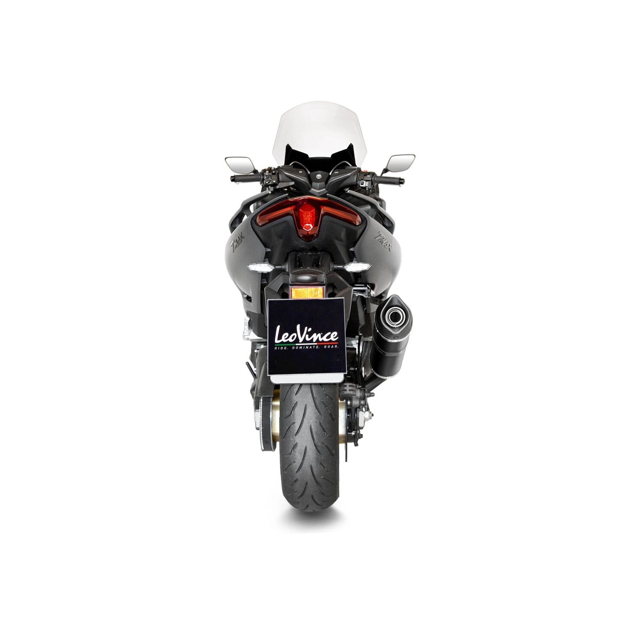 Yamaha TMAX 560 (20-24) m.fl. LeoVince LV One EVO komplet udstødning – rustfri – ekstra produktvisning af udstødningssystem, design og detaljer 2