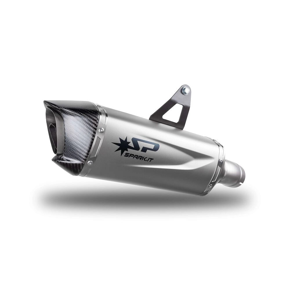 BMW R 1300 GS (23-26) Force Evo slip-on, titanium – Spark – produktdetalje fra alternativ vinkel, billede 5
