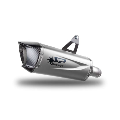 BMW R 1300 GS (23-26) Force Evo slip-on, titanium – Spark – produktdetalje fra alternativ vinkel, billede 5