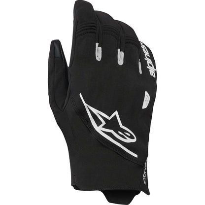 MC handsker Faster V3 Plasma Drystar®, herre – Sort/Hvid, str. S fra Alpinestars – primært produktbillede