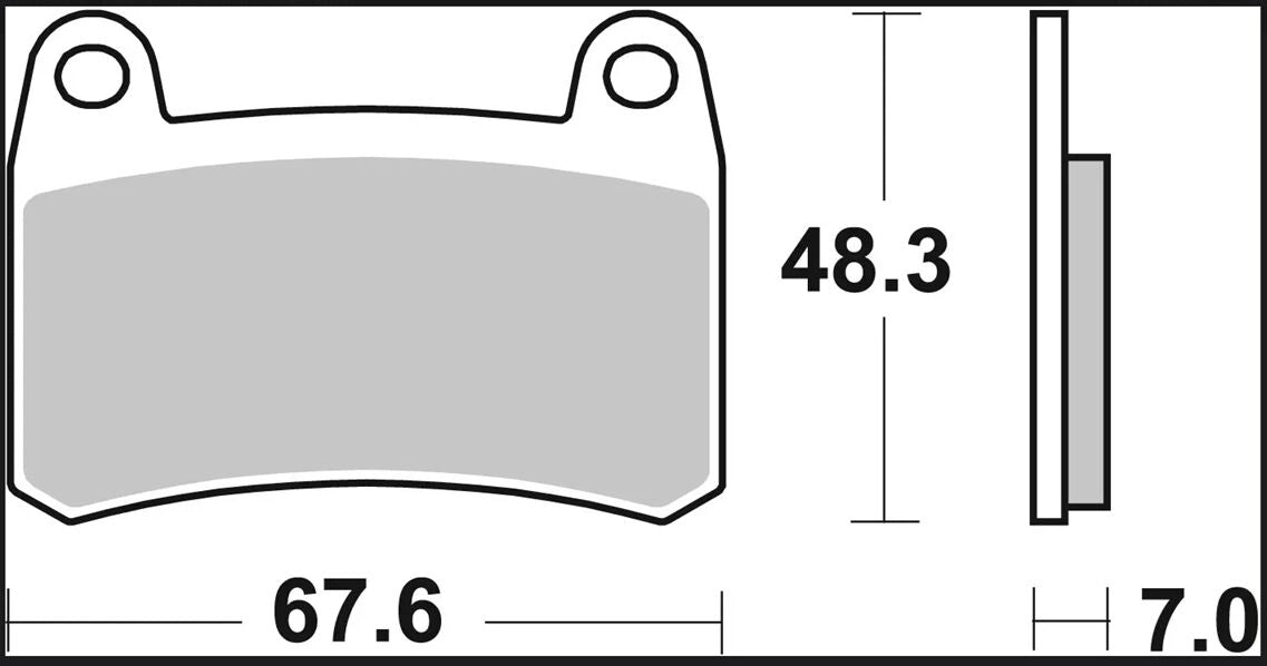 Benelli BN 302 15-20 bremseklodser – Brembo SA 07GR83SA