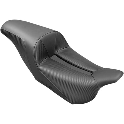 Harley-Davidson Touring (07-24) Kraus Motor Pro Series 2-up sæde – Saddlemen – ekstra produktvisning med fokus på form, polstring, syninger og finish – billede 3