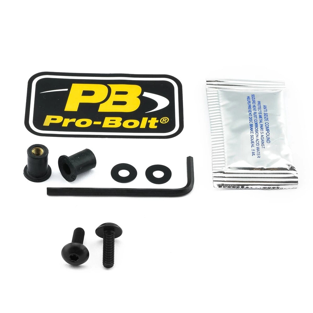 Kåbeboltsæt – 7075-T6 aluminium, sort, SK2 – Pro-Bolt