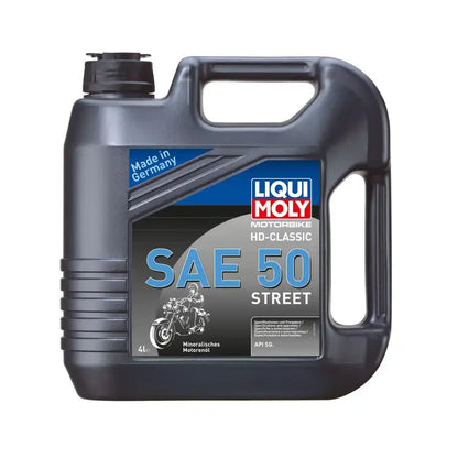 MC olie, SAE 50 – LIQUI MOLY Motorbike HD-Classic Street – Mineralsk – 4 L – alternativ produktvisning