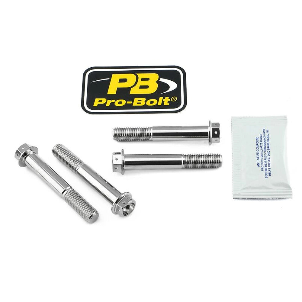 Bremsekaliberboltsæt foran, 4 stk. – Race Spec, 316 rustfrit stål, SSFBMON510R – Pro-Bolt