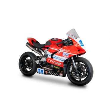 Ducati Panigale 959 / V2 (16-24) komplet udstødning, titanium – Spark – produktdetalje fra alternativ vinkel, billede 2