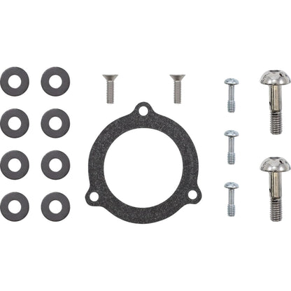 Harley-Davidson modeller (08-17) Air Stinger Stealth Air Cleaner Kit, Air Stinger / Stealth, Ring, sort / krom – S&S Cycle