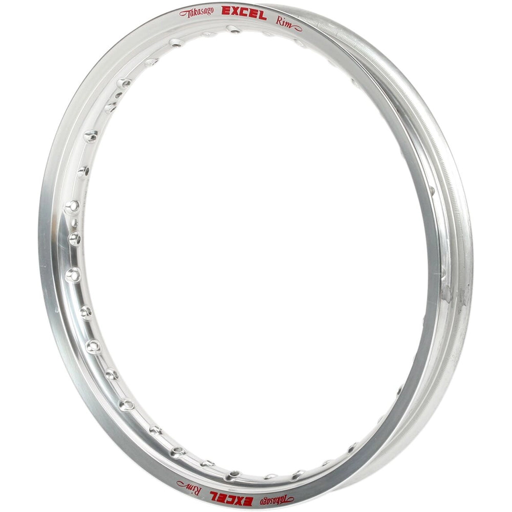 Excel Takasago MX/Enduro fælg 19x1.85, bag, 36H til Husqvarna/Kawasaki/Suzuki m.fl. 1989–2027 – sølv – Excel hjuldel til MX, Enduro eller Supermoto