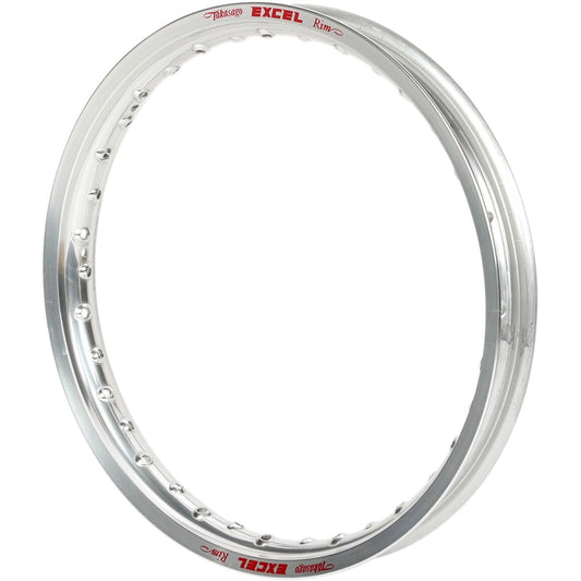 Excel Takasago MX/Enduro fælg 19x1.85, bag, 36H til Husqvarna/Kawasaki/Suzuki m.fl. 1989–2027 – sølv – Excel hjuldel til MX, Enduro eller Supermoto