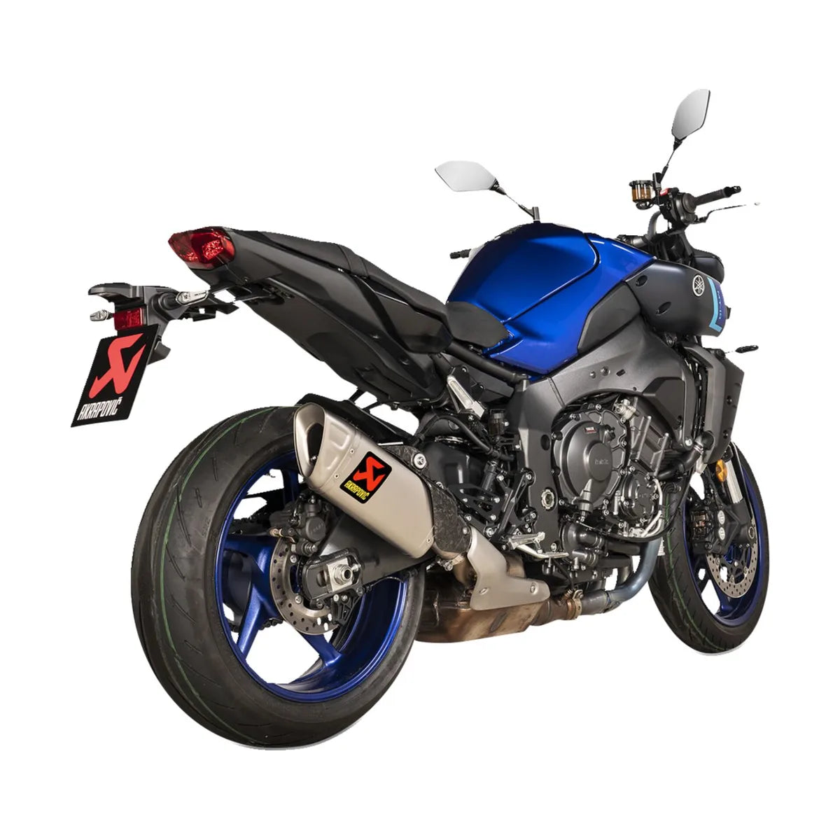 Akrapovič S-Y10SO20-HAPLT slip-on monteret på Yamaha MT-10 (22-24)